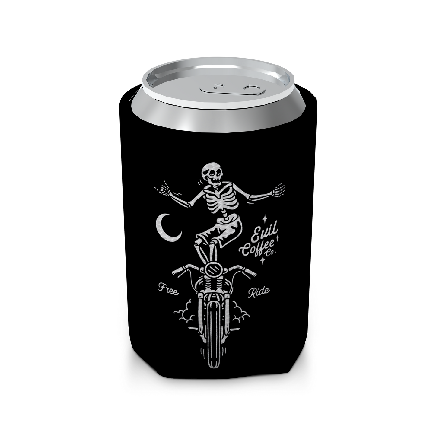 Free Ride - Evil Coffee Koozie