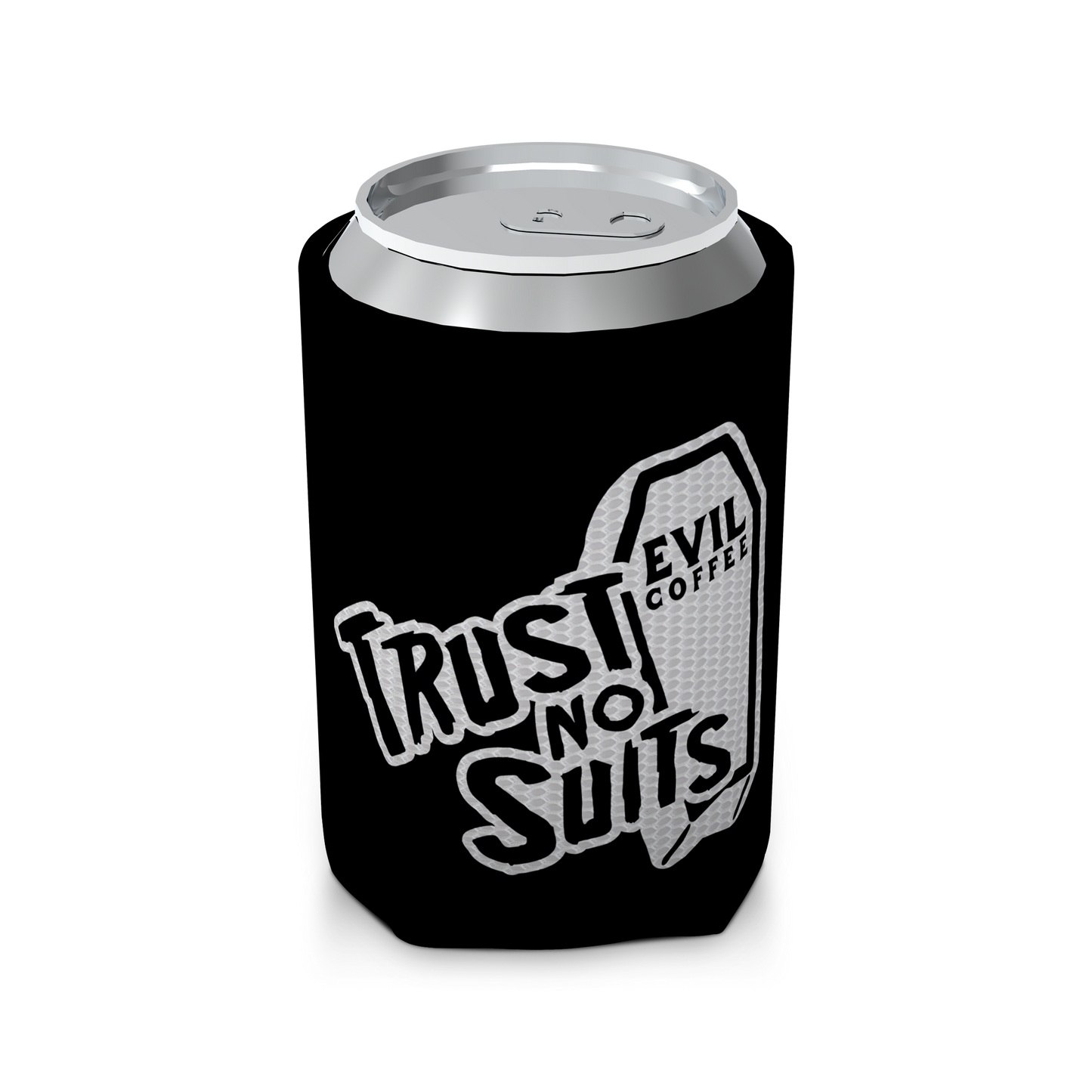 Trust No Suits - Evil Coffee Koozie