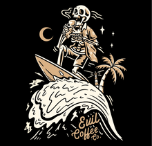 Load image into Gallery viewer, Ride The Wave - 3 Evil Coffee Stickers