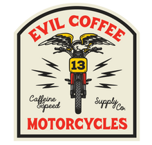 Load image into Gallery viewer, Caffeine Supply Co. - 3 Pack - Evil Coffee Stickers