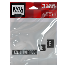 Load image into Gallery viewer, Bar - 3 Pack - Evil Coffee Stickers