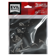 Load image into Gallery viewer, Thief- 3 Pack - Evil Coffee Stickers