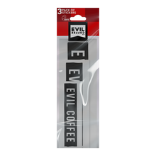 Load image into Gallery viewer, Large Bar - 3 Pack - Evil Coffee Stickers