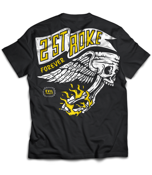 2 Stroke Forever - Evil Coffee T Shirt