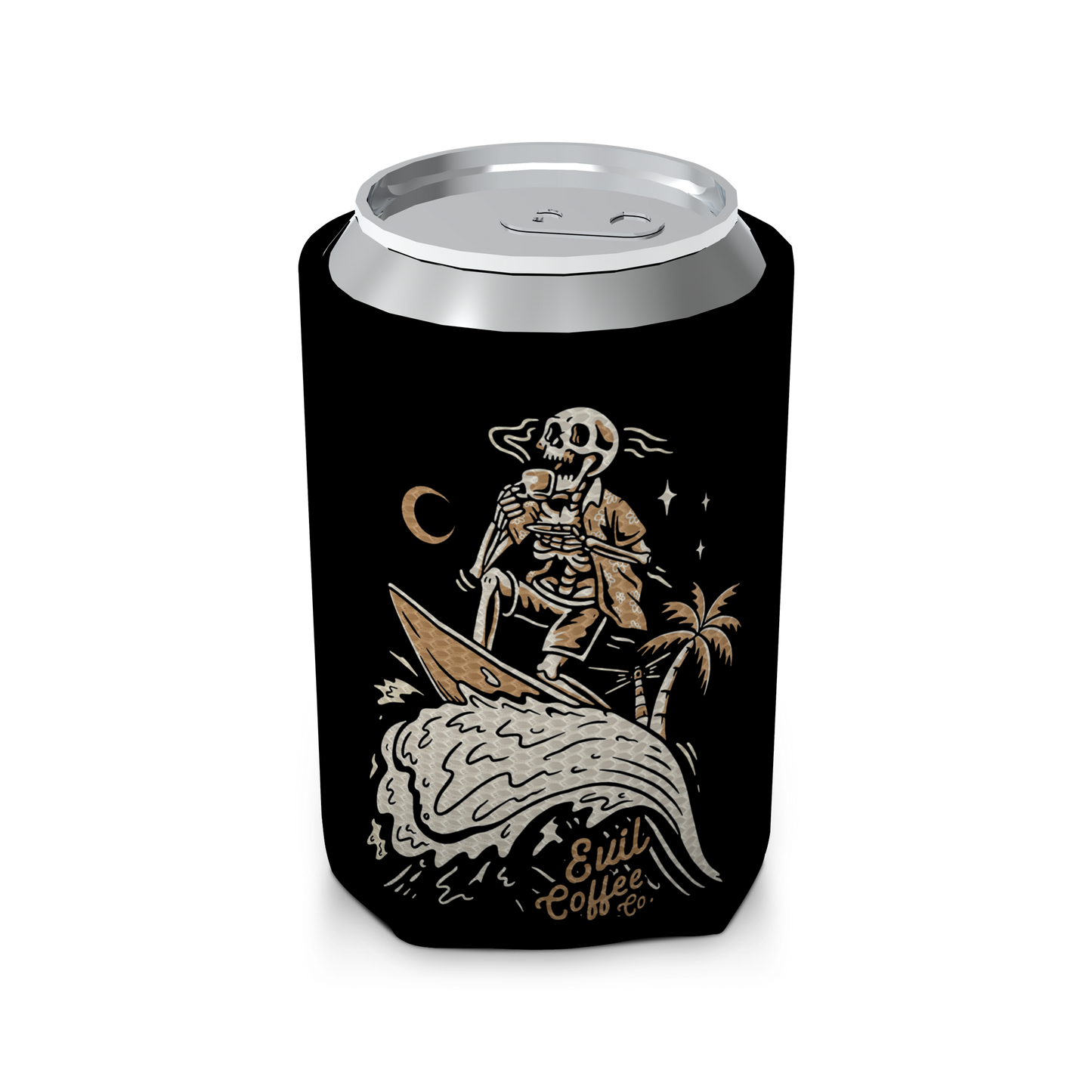 Ride The Wave - Evil Coffee Koozie