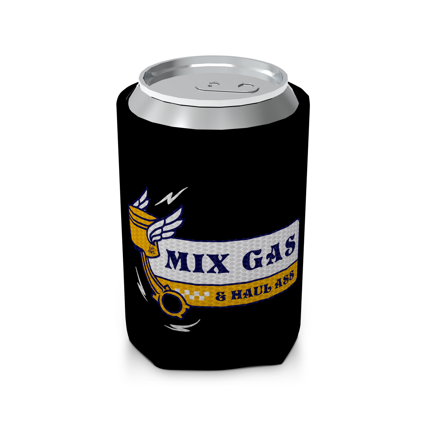 Mix Gas Haul Ass - Evil Coffee Koozie