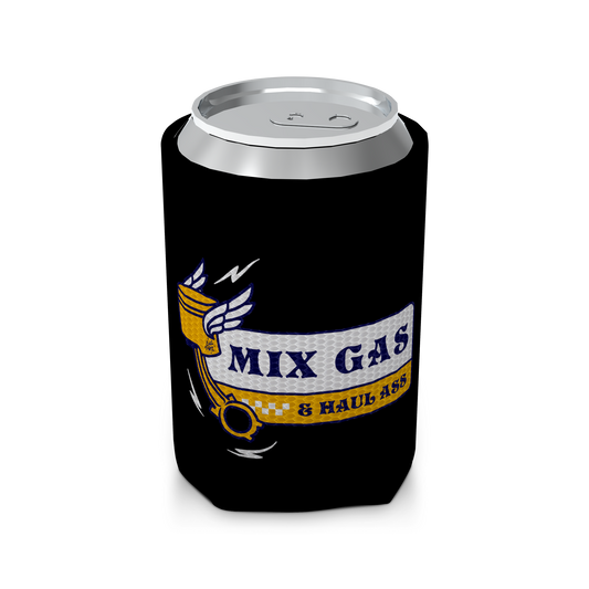 Mix Gas Haul Ass - Evil Coffee Koozie