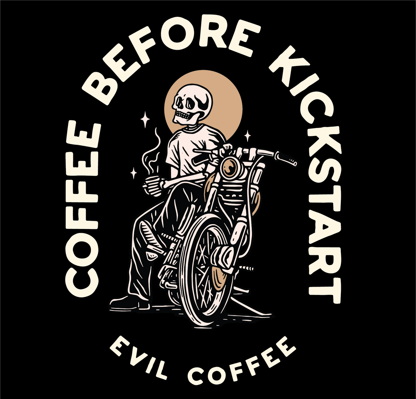 Kickstart - 3 Pack - Evil Coffee Stickers