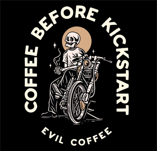 Kickstart - 3 Pack - Evil Coffee Stickers