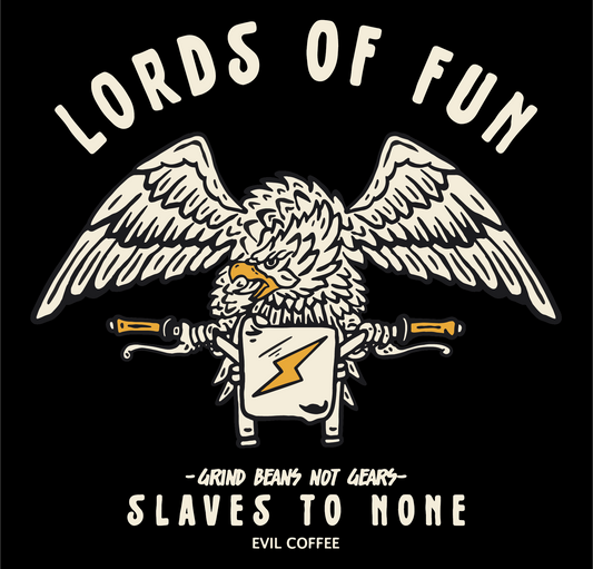 Lords of Fun- 3 Pack - Evil Coffee Stickers
