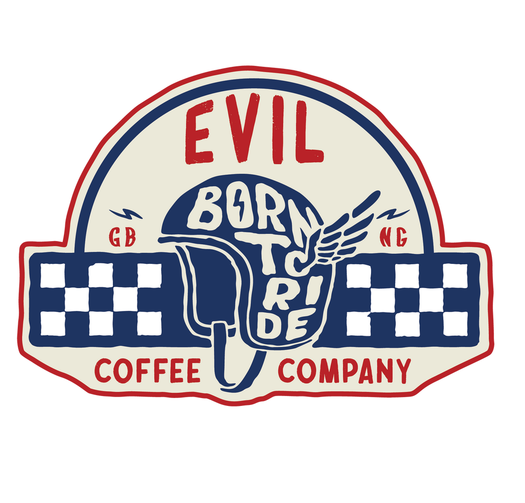 Born to Ride - 3 Pack - Evil Coffee Stickers