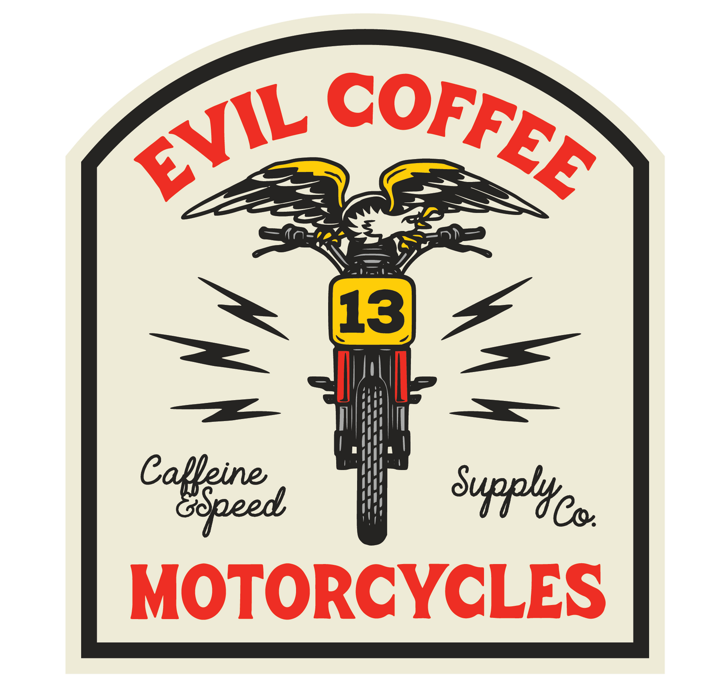 Caffeine Supply Co. - 3 Pack - Evil Coffee Stickers