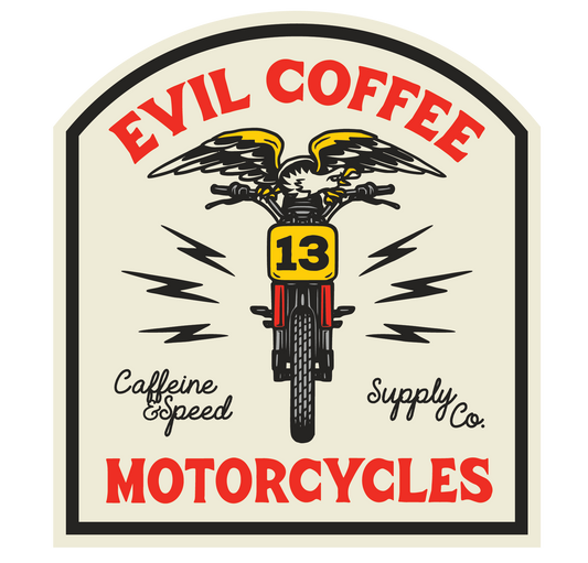 Caffeine Supply Co. - 3 Pack - Evil Coffee Stickers