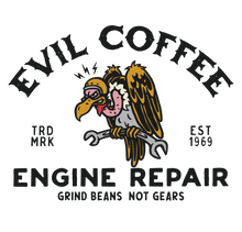 Load image into Gallery viewer, Engine Repair - 3 Pack - Evil Coffee Stickers
