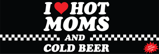 Hot Moms Cold Beer - 3 Pack - Evil Coffee Stickers