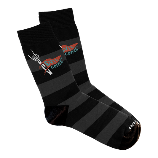 The Addams - Evil Coffee Socks