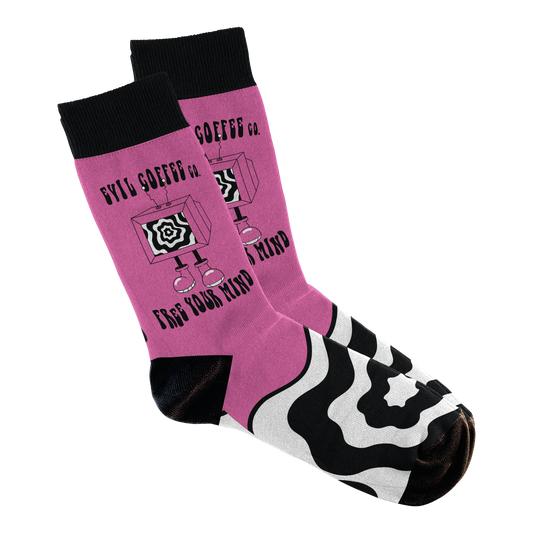 Free Your Mind - Evil Coffee Socks
