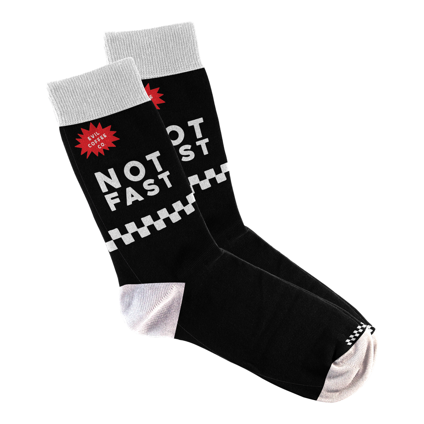Not Fast - Evil Coffee Socks