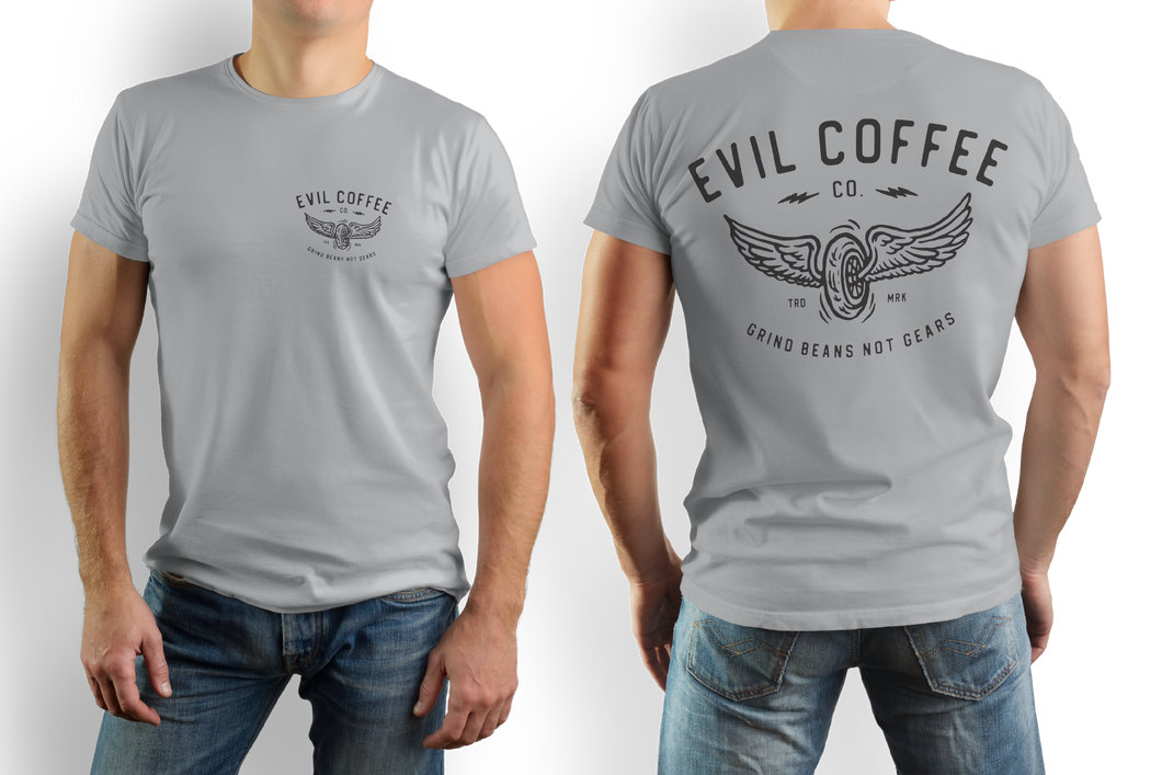 Free Wheelin' - Evil Coffee T Shirt