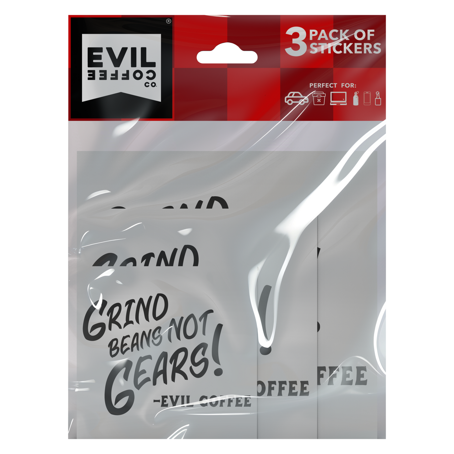 GBNG - 3 Pack - Evil Coffee Stickers