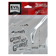 Load image into Gallery viewer, GBNG - 3 Pack - Evil Coffee Stickers
