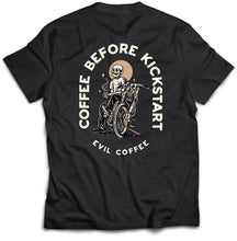 Load image into Gallery viewer, Kickstart - Evil Coffee T-Shirt
